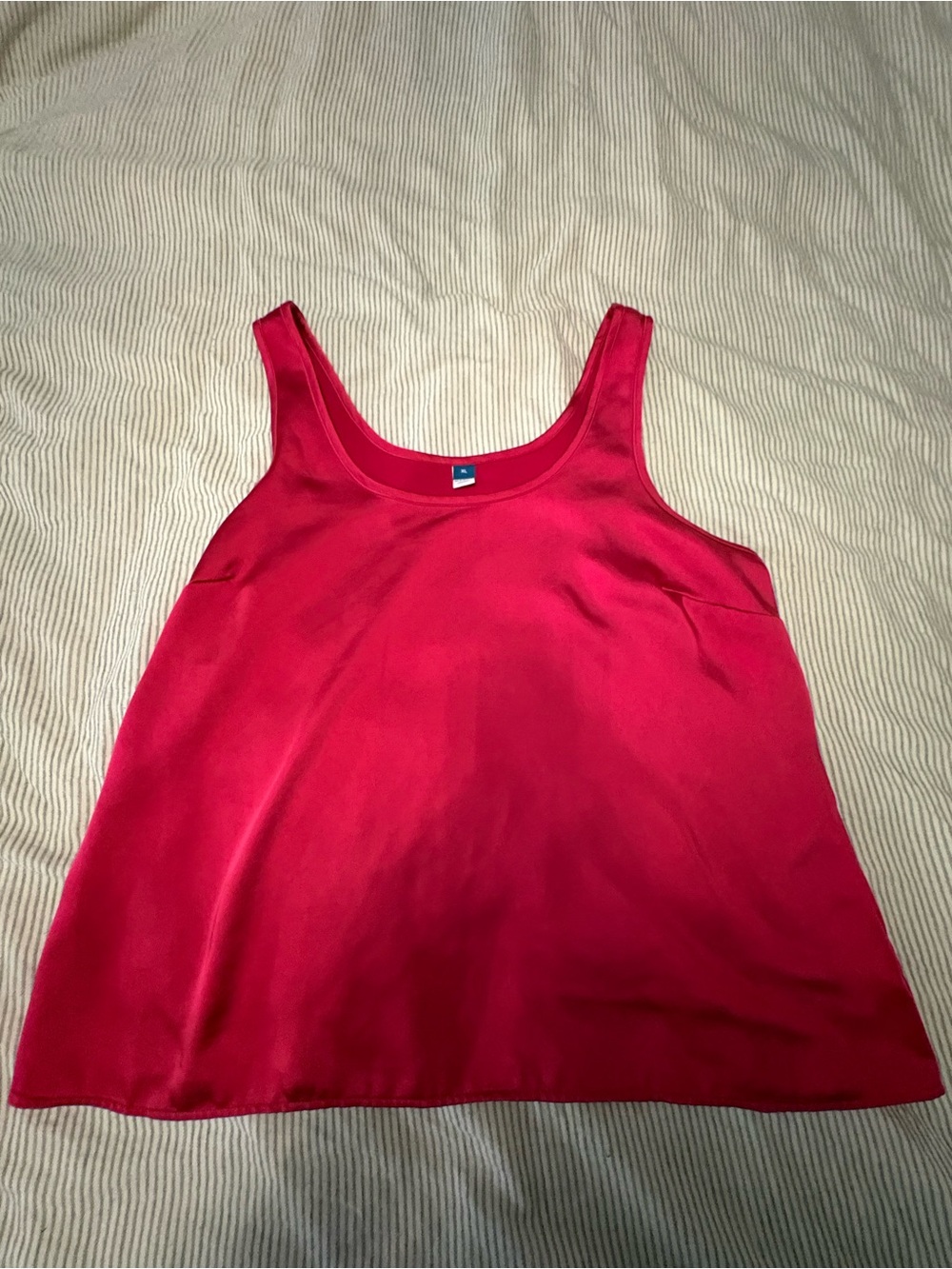 Women’s Silky Scoop Neck Tank Top - Hot Pink